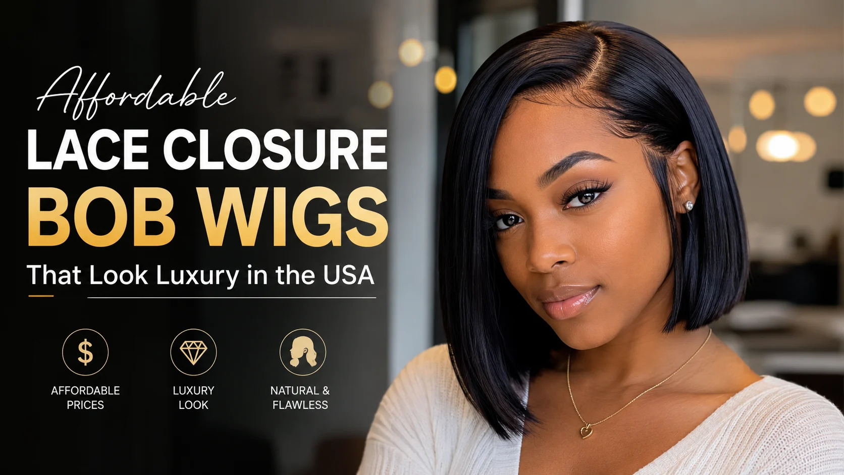 Affordable Lace Closure Bob Wigs That Look Luxury in the USA